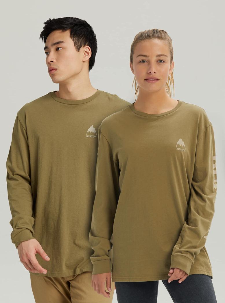 T-shirts Burton Elite Long Sleeve  Vert Olive Homme | SVI-2159114