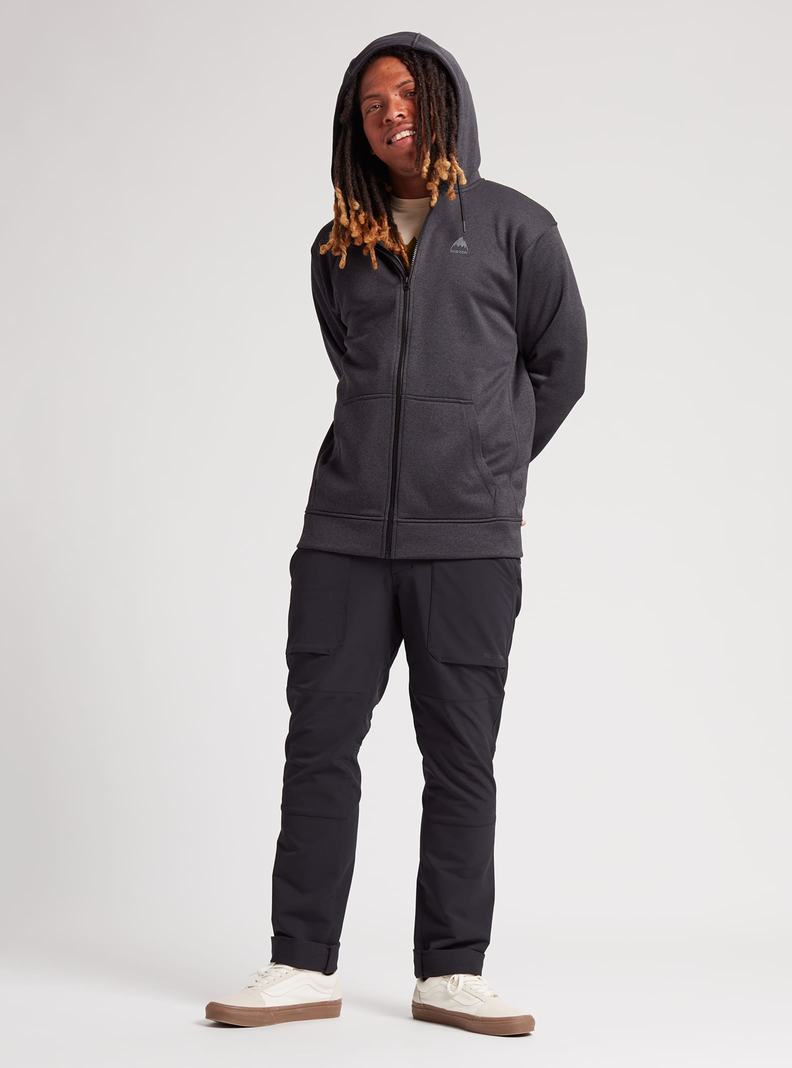 Sweats Burton Oak Full-Zip Hoodie  Noir Homme | PLJ-5671794