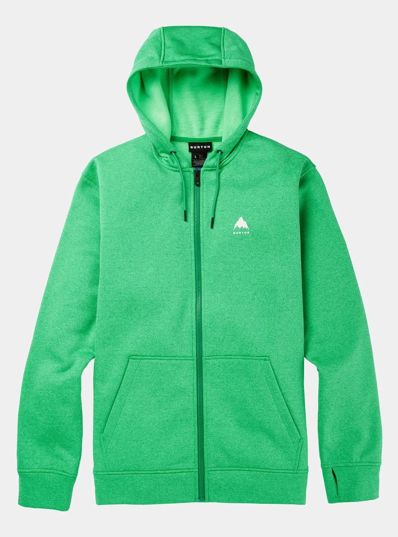 Sweats Burton Oak Full-Zip Hoodie  Vert Homme | CDI-5870509