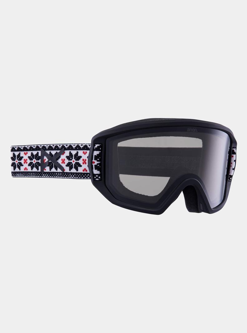 Lunette Ski Burton Anon Relapse Jr. Goggles + MFI Face Mask  Noir Enfant | RTK-6819223