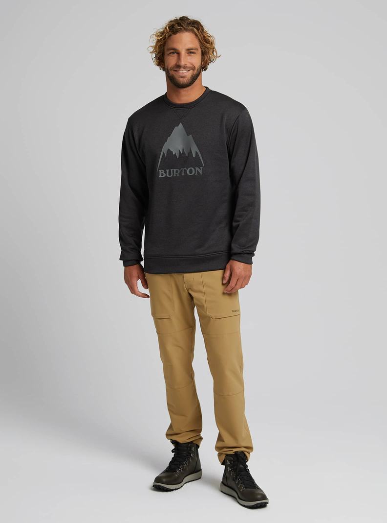 Sweats Burton Oak Pullover Crew  Noir Homme | EFJ-6469437