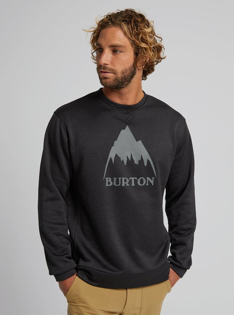 Sweats Burton Oak Pullover Crew  Noir Homme | EFJ-6469437