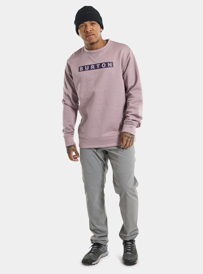 Sweats Burton Oak Pullover Crew  Lavande Homme | SOO-1540992