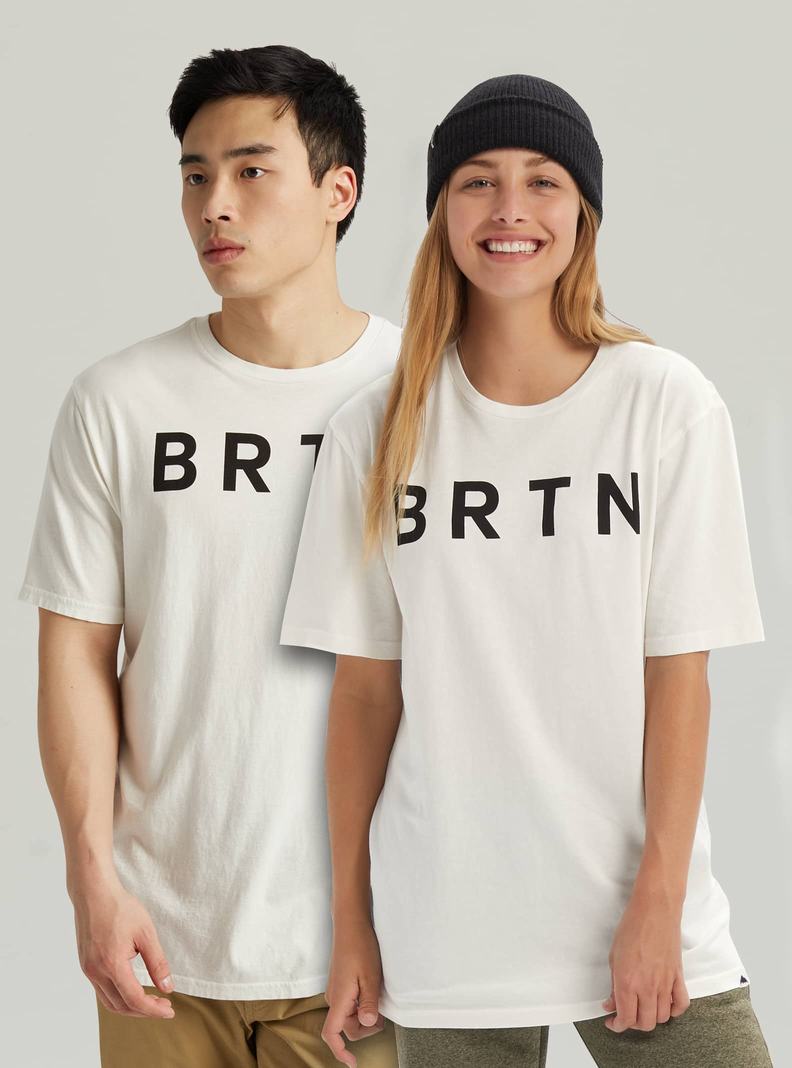 T-shirts Burton BRTN Corta Sleeve  Blanche Homme | BJX-9561754