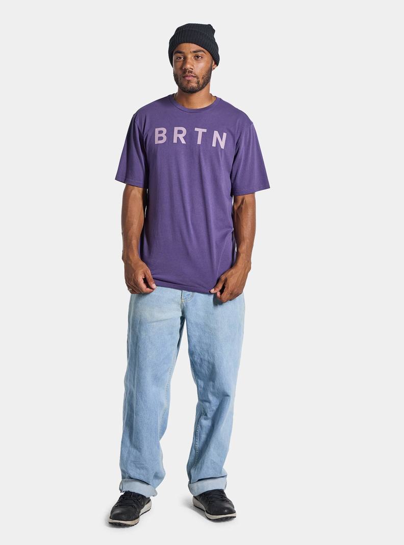 T-shirts Burton BRTN Corta Sleeve  Violette Homme | XKS-5457949