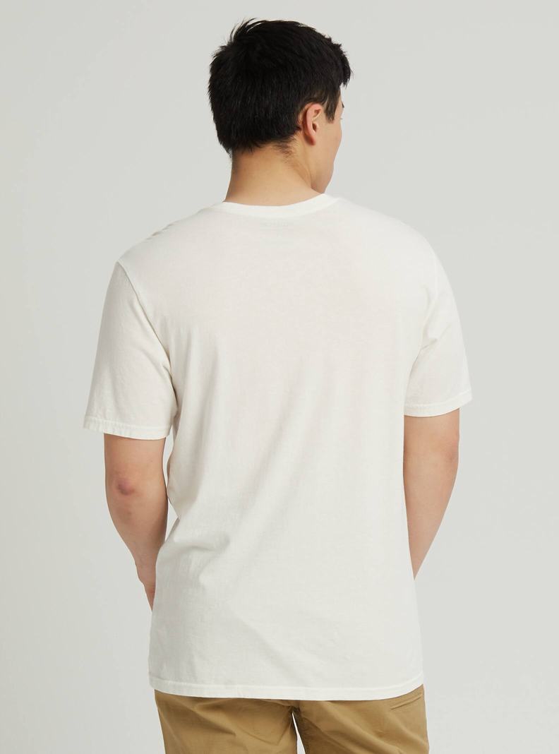 T-shirts Burton BRTN Corta Sleeve  Blanche Homme | BJX-9561754