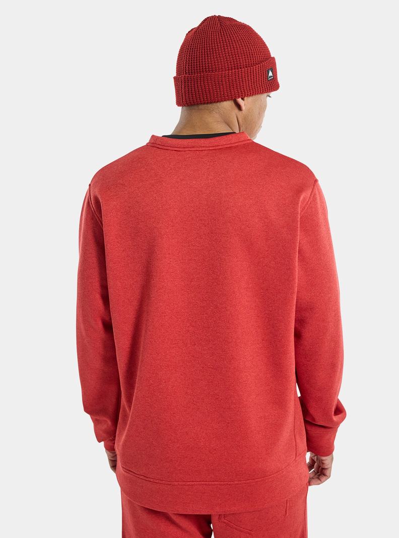 Sweats Burton Oak Pullover Crew  Rouge Homme | SCL-4159159