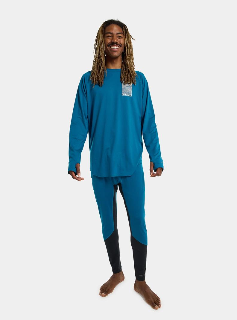 Sous-couches Burton Midweight X Base Layer Pants  Bleu Homme | JJY-9340175