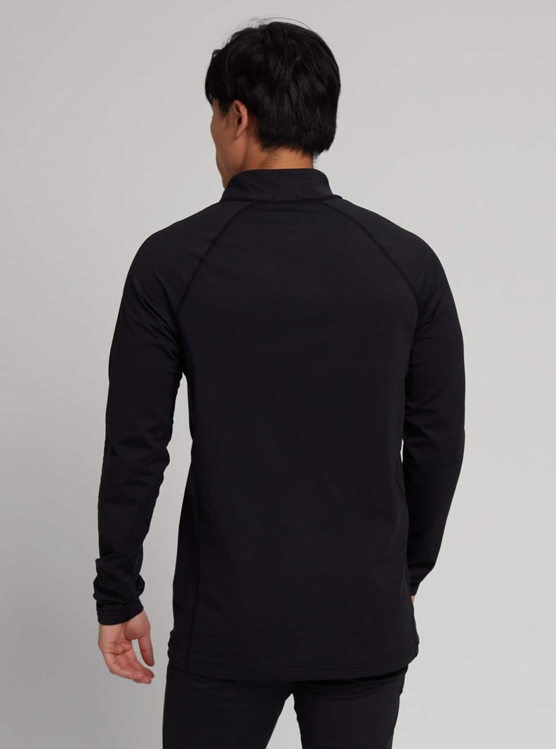 Sous-couches Burton Heavyweight X Base Layer Quarter-Zip  Noir Homme | BPE-6570386