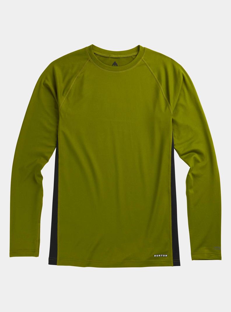 Sous-couches Burton Midweight X Base Layer Crewneck  Vert Homme | RZG-8989375