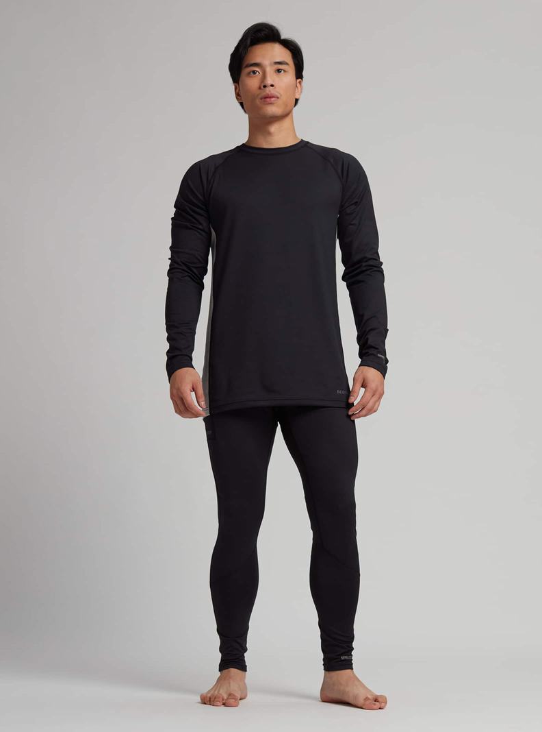 Sous-couches Burton Midweight X Base Layer Crewneck  Noir Grise Homme | DYA-4440325