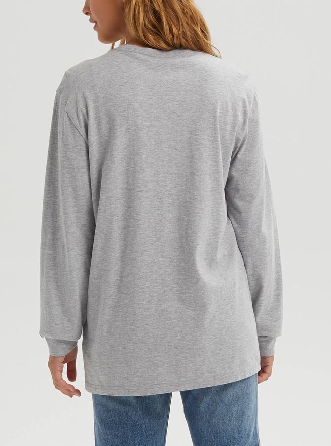 T-shirts Burton Colfax Long Sleeve  Grise Homme | JCC-8984200