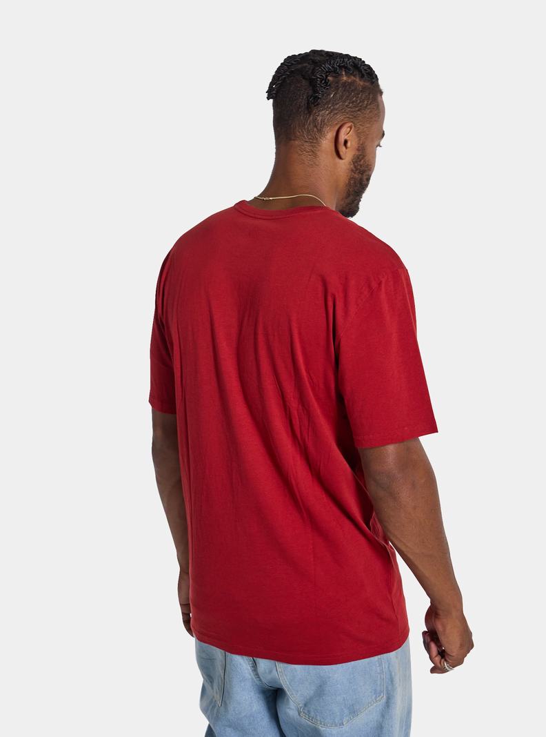 T-shirts Burton Classiche Mountain High Corta Sleeve  Rouge Homme | LLW-3412685