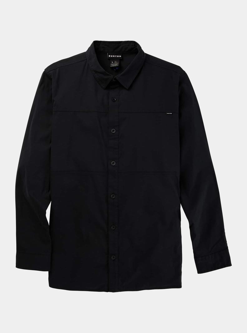 Chemise Burton Travail Stretch Long Sleeve  Noir Homme | OQN-9539661