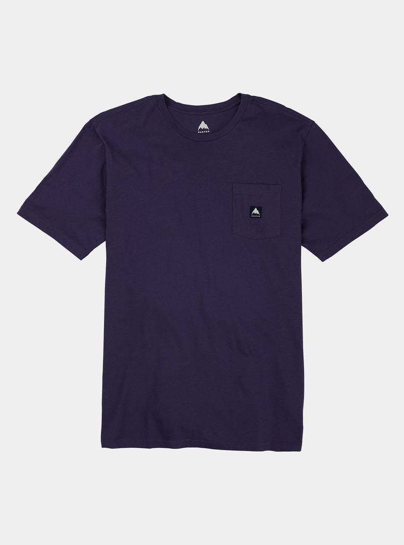 T-shirts Burton Colfax Corta Sleeve  Violette Homme | BHN-6690380