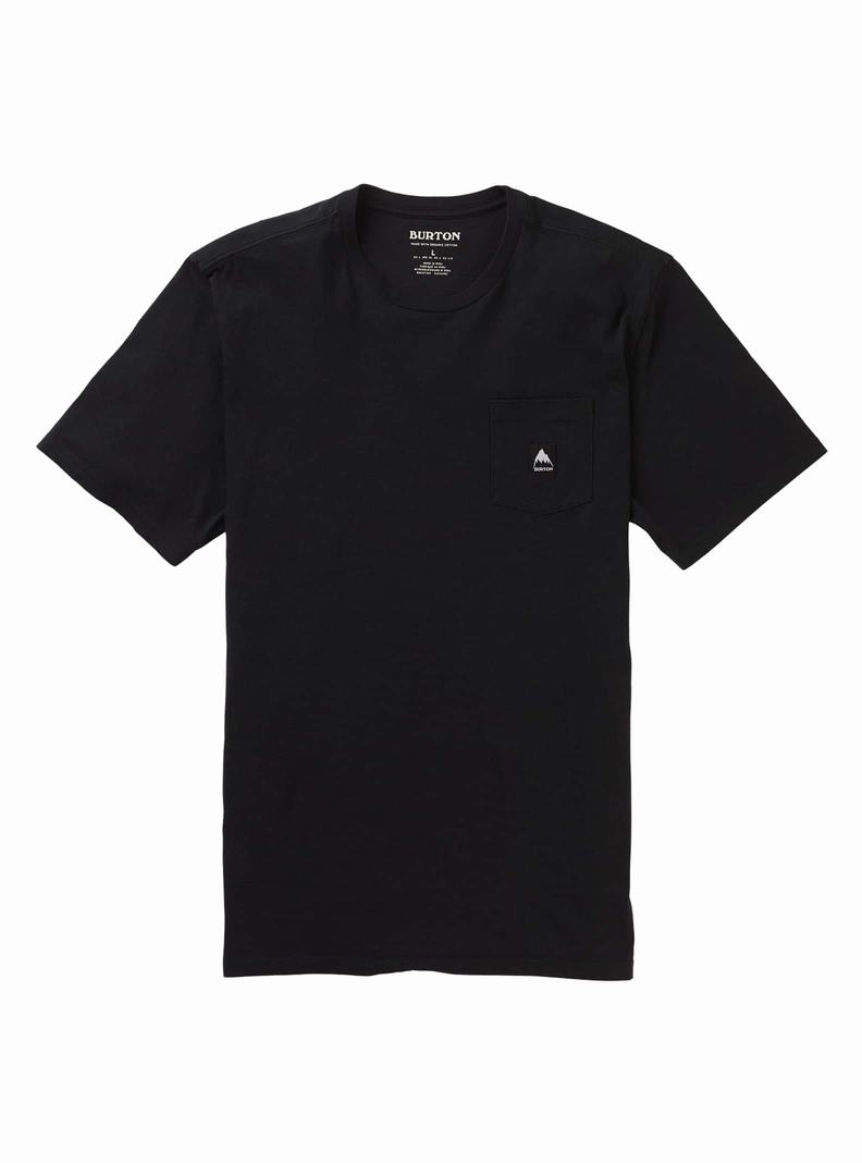 T-shirts Burton Colfax Corta Sleeve  Noir Homme | RIF-2729908