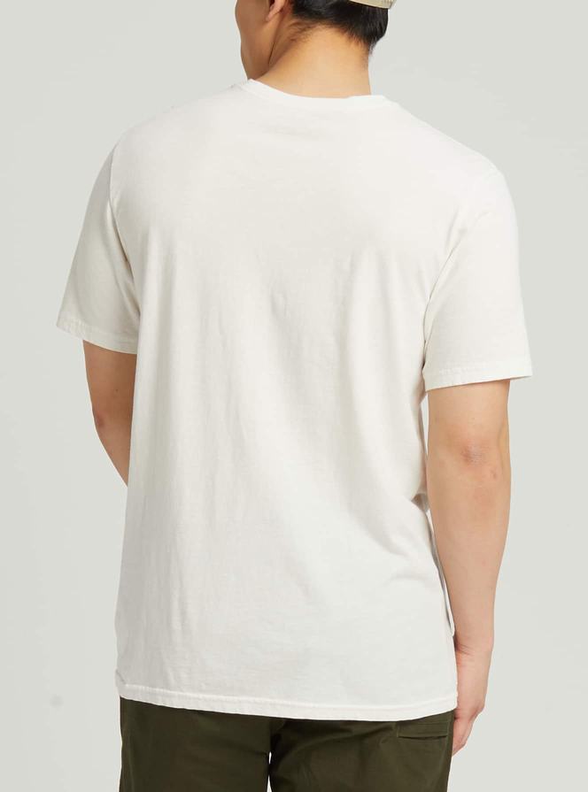 T-shirts Burton Durable Goods Corta Sleeve  Blanche Homme | FGI-0515682