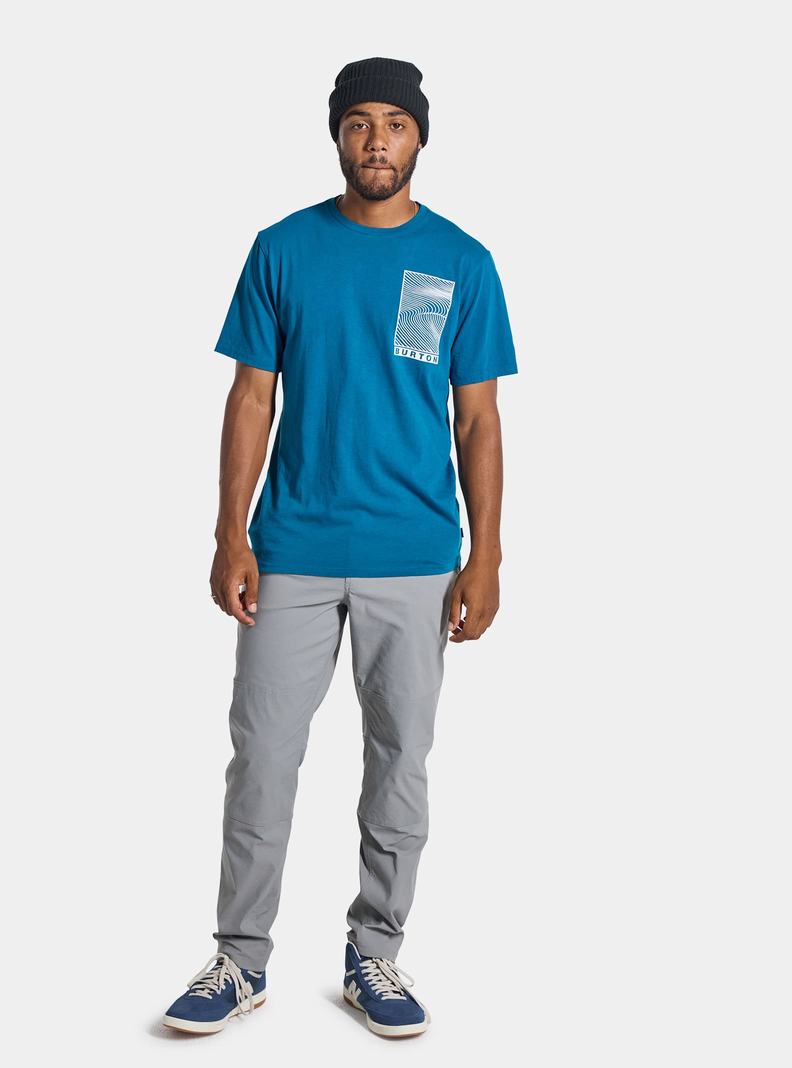 T-shirts Burton Custom X Corta Sleeve  Bleu Homme | III-4988470