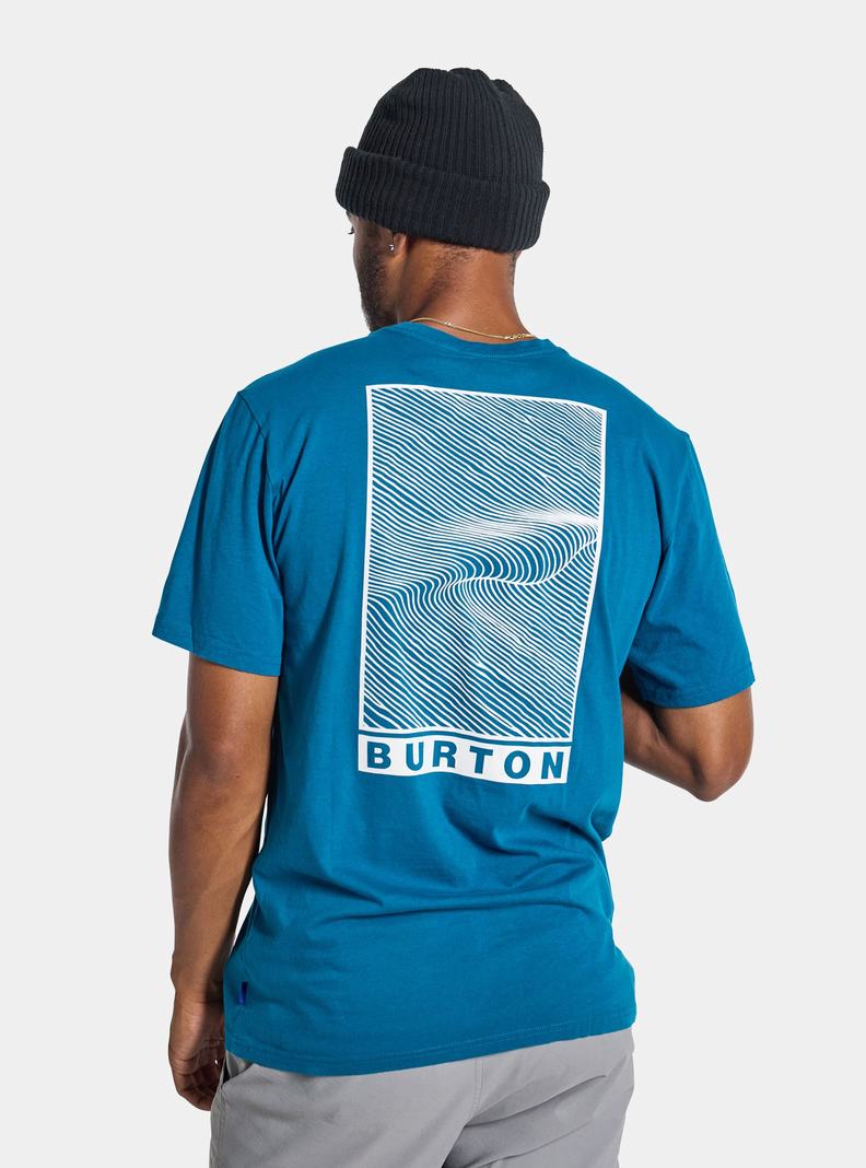 T-shirts Burton Custom X Corta Sleeve  Bleu Homme | III-4988470