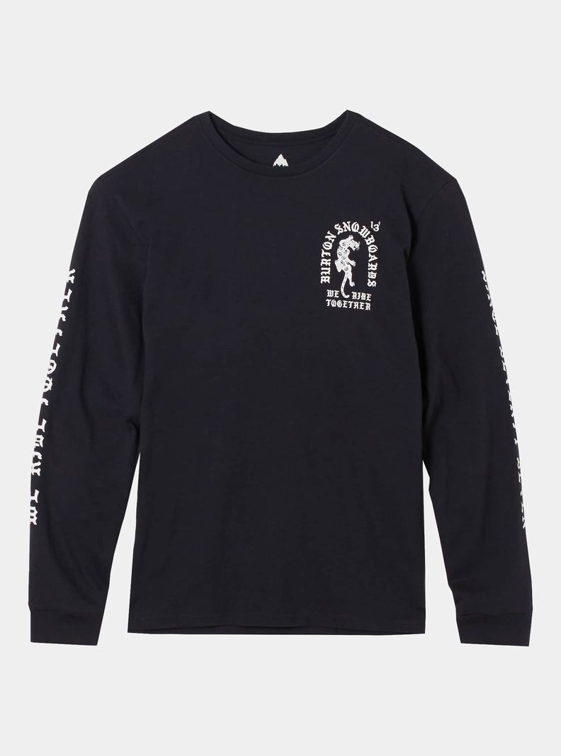 T-shirts Burton Name Dropper Long Sleeve  Noir Homme | JZP-4661746