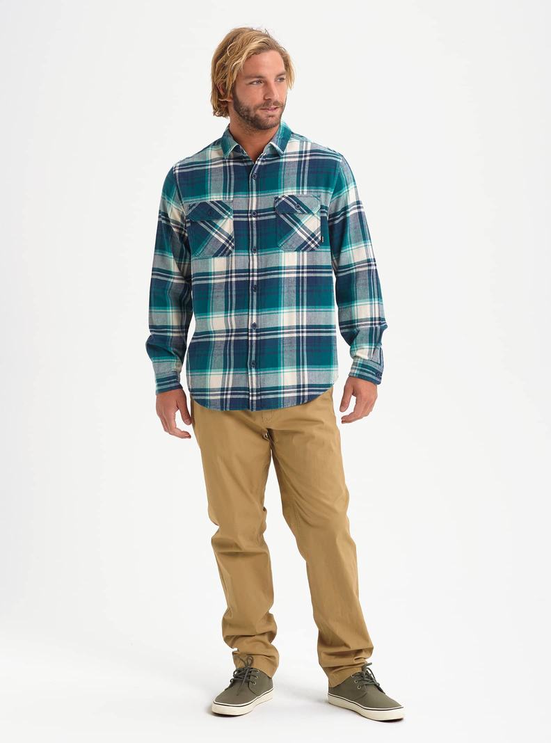 Chemise Burton Brighton Flannel  Bleu Homme | IVH-9564418