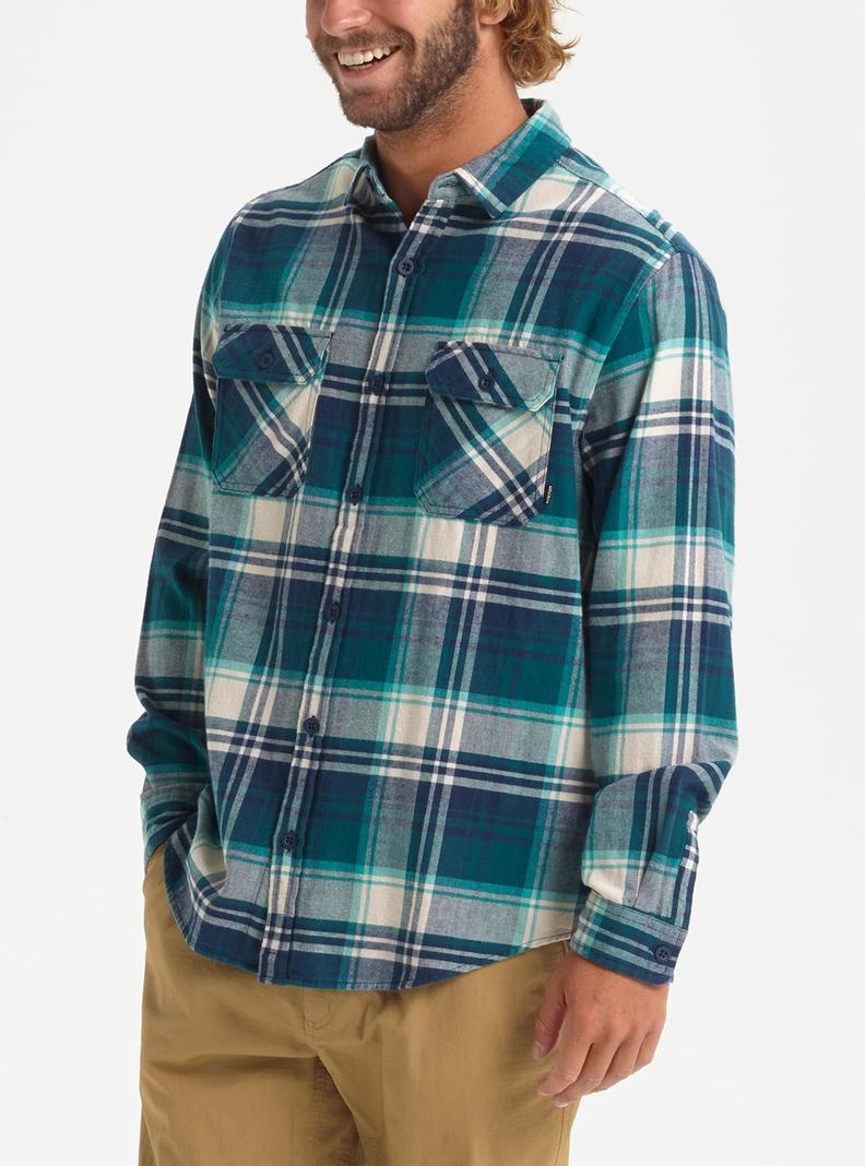 Chemise Burton Brighton Flannel  Bleu Homme | IVH-9564418