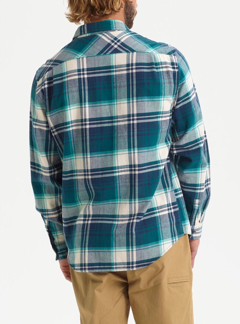 Chemise Burton Brighton Flannel  Bleu Homme | IVH-9564418