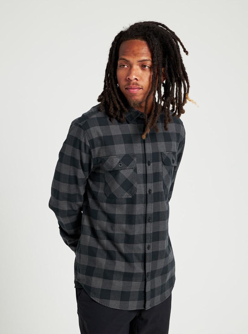 Chemise Burton Brighton Flannel  Noir Homme | LYR-9452404