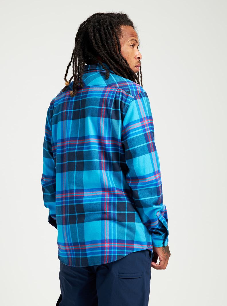 Chemise Burton Brighton Flannel  Bleu Homme | HFH-8768193