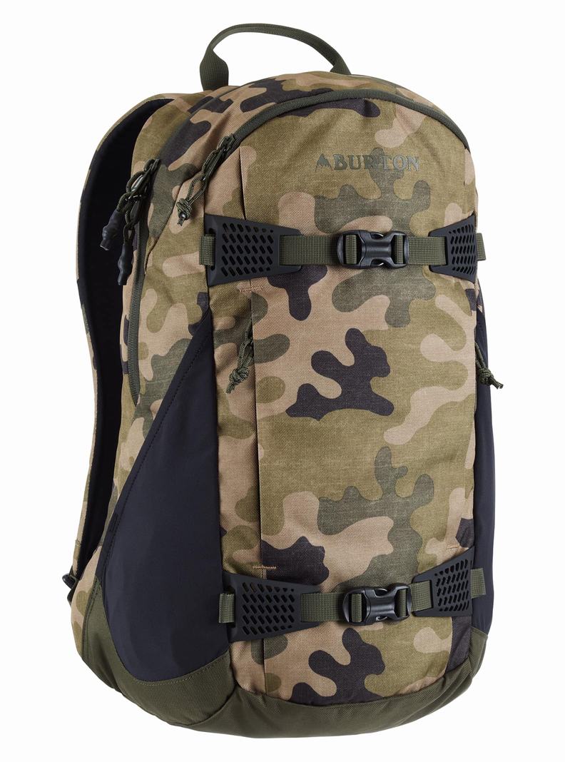 Sac à Dos Burton Day Hiker 25L  Vert Olive Camouflage Unisex | JAT-2506397