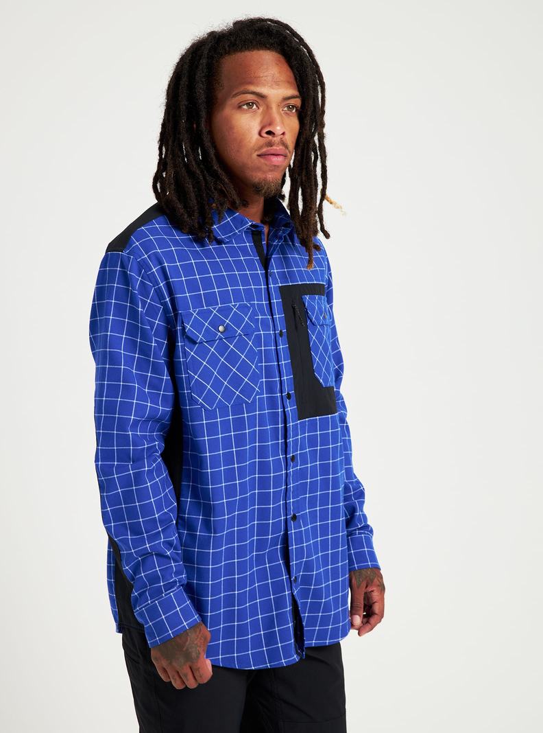 Chemise Burton Brighton Performance Flannel  Bleu Homme | ANB-7899648