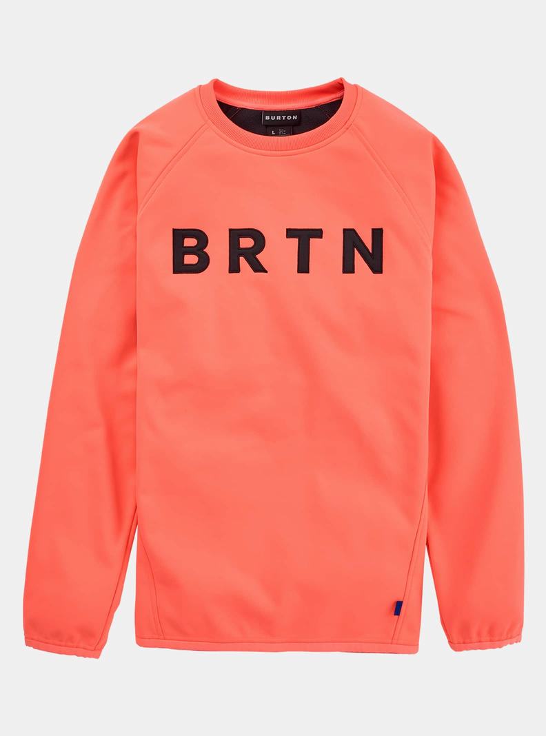 Sweats Burton Crown Weatherproof Pullover Crew  Orange Homme | CNQ-8451846