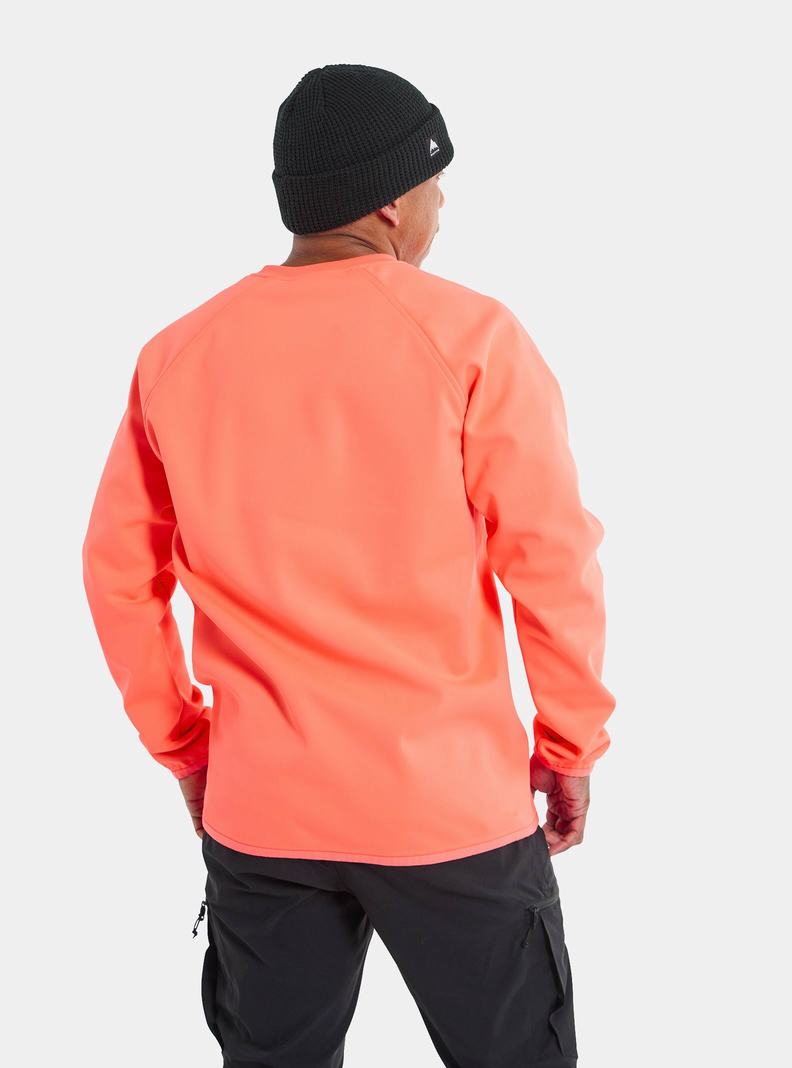 Sweats Burton Crown Weatherproof Pullover Crew  Orange Homme | CNQ-8451846