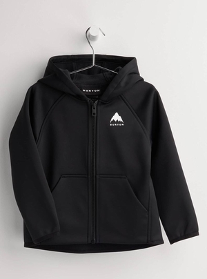 Sweats Burton Crown Weatherproof Full-Zip Fleece  Noir Enfant | SUN-1510029