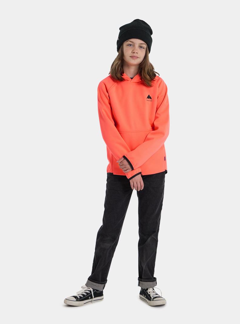 Sweats Burton Crown Weatherproof Pullover Fleece  Orange Enfant | EPK-9839103