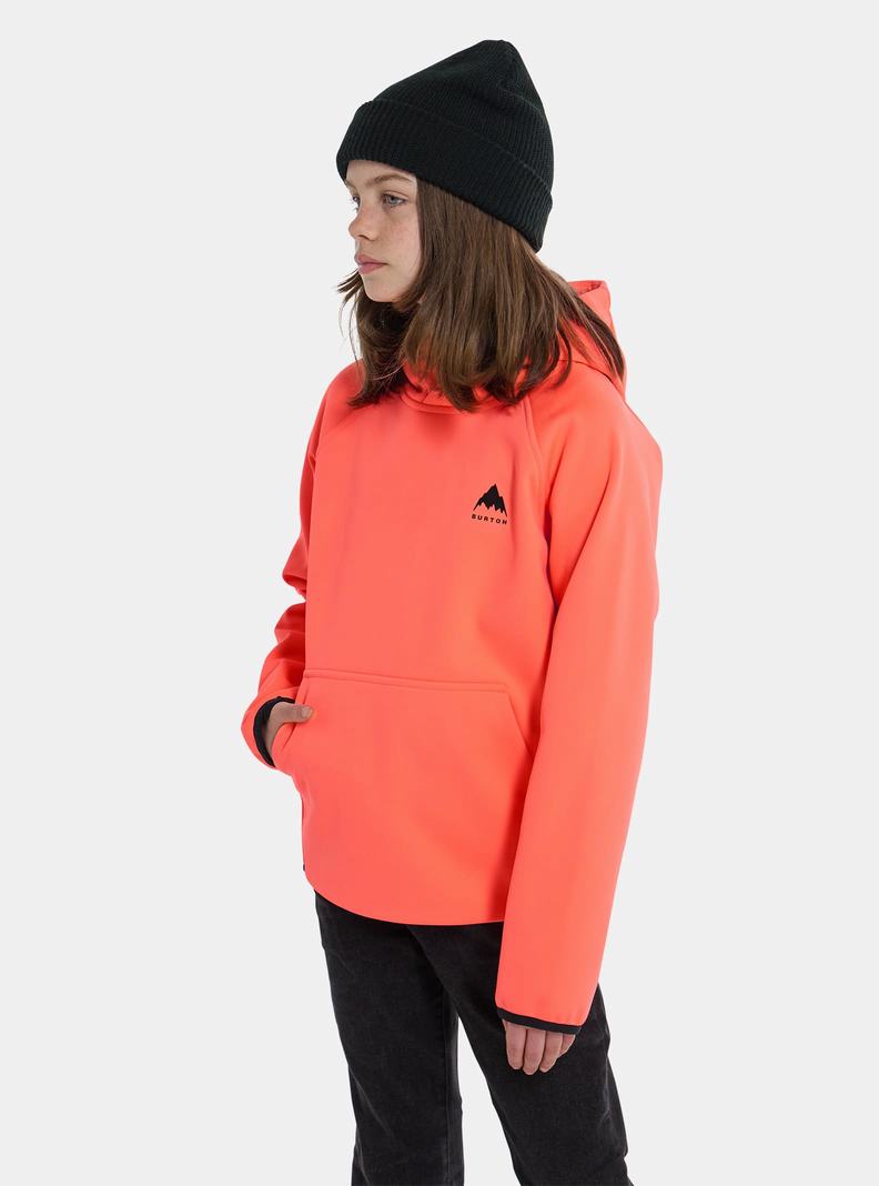 Sweats Burton Crown Weatherproof Pullover Fleece  Orange Enfant | EPK-9839103