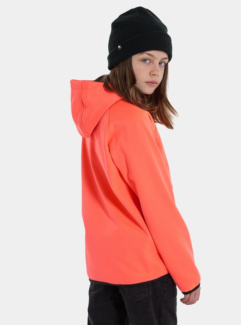 Sweats Burton Crown Weatherproof Pullover Fleece  Orange Enfant | EPK-9839103