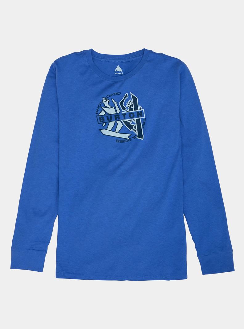 T-shirts Burton Beal Long Sleeve  Bleu Enfant | NNN-2665265