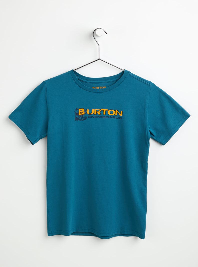 T-shirts Burton Pinecrest Corta Sleeve  Bleu Enfant | VLX-8040678