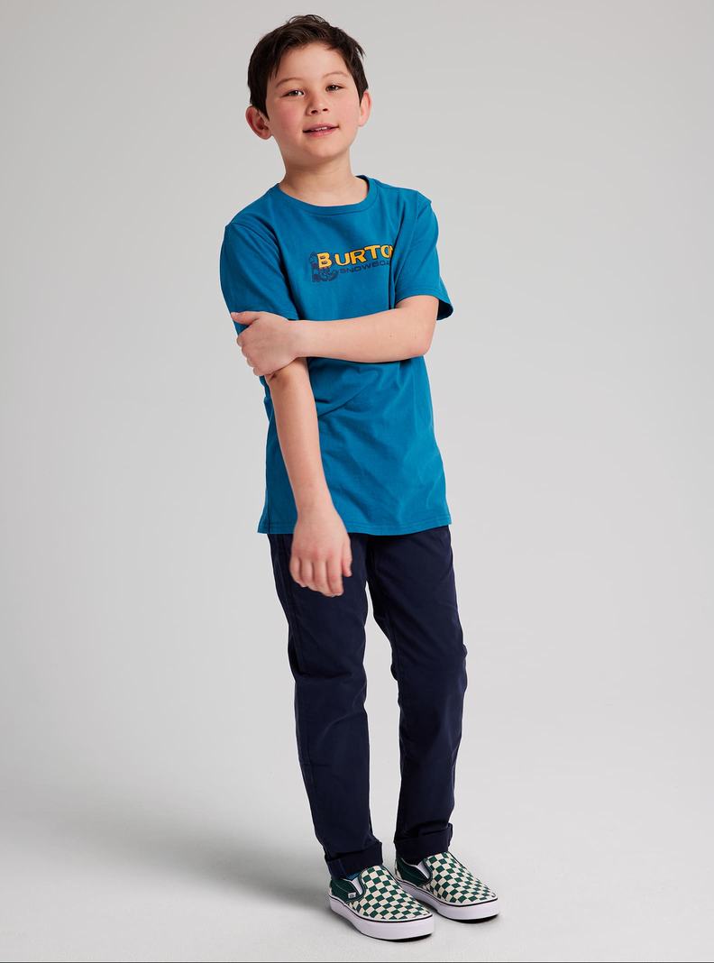 T-shirts Burton Pinecrest Corta Sleeve  Bleu Enfant | VLX-8040678