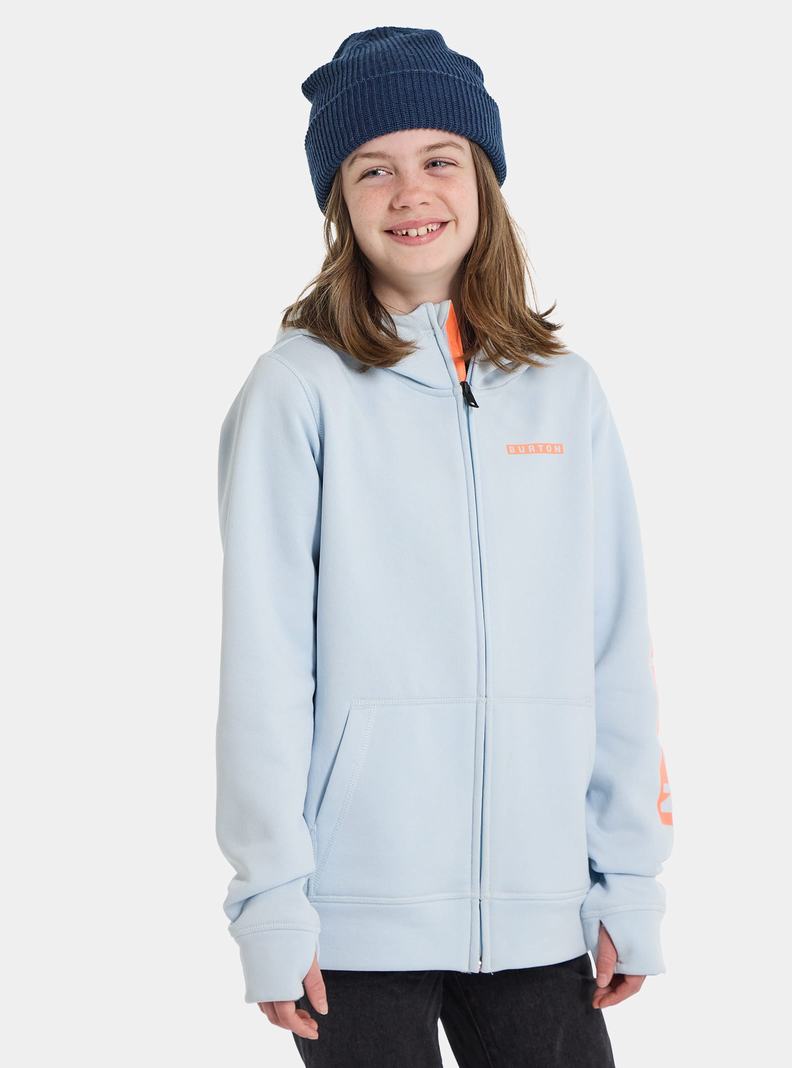 Sweat à capuche Burton Oak Full-Zip  Bleu Enfant | HGG-4248549