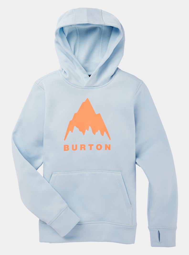 Sweat à capuche Burton Oak Pullover  Bleu Enfant | QPK-2796431