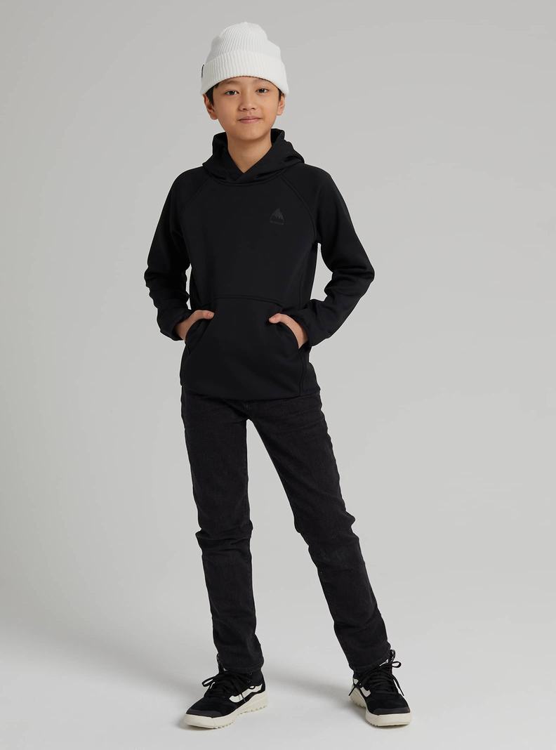 Sweats Burton Crown Weatherproof Pullover Fleece  Noir Enfant | PGF-0531515