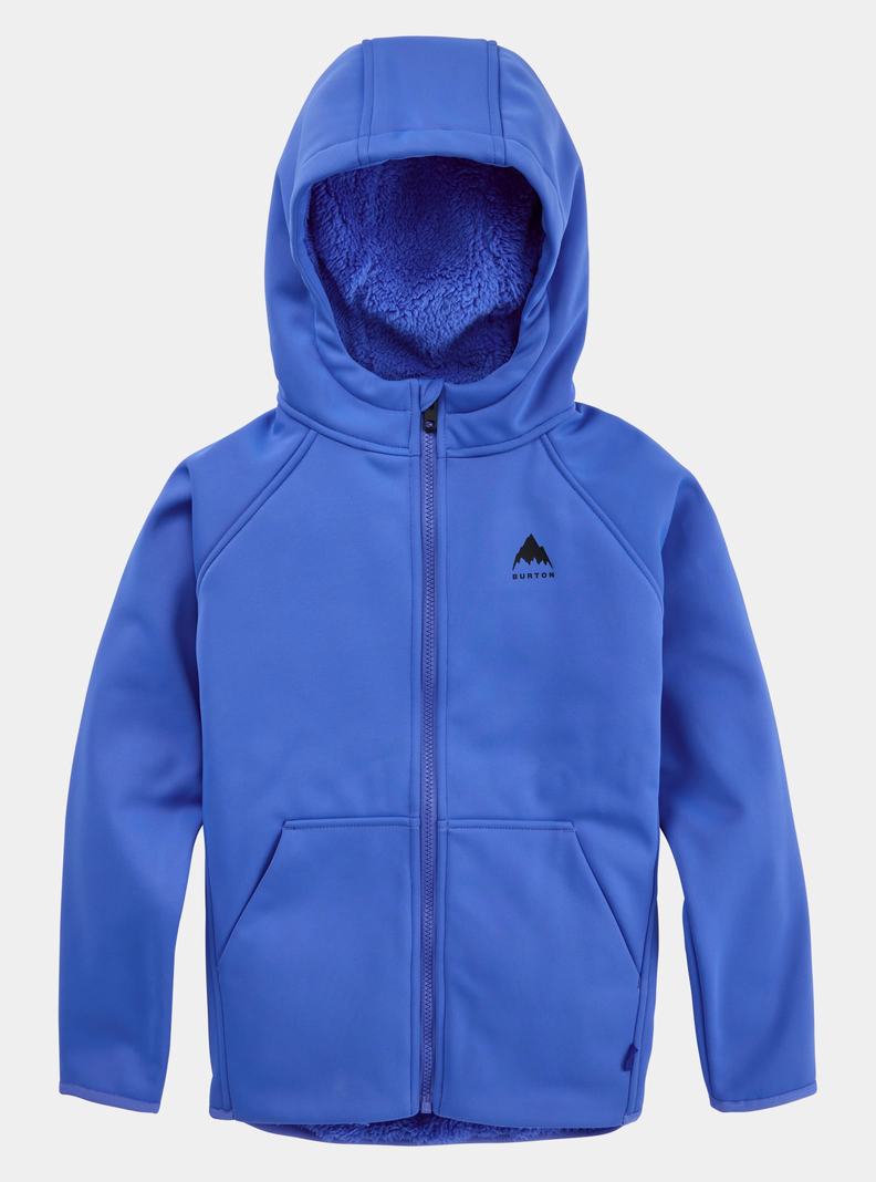 Sweats Burton Crown Weatherproof Full-Zip Sherpa Fleece  Bleu Enfant | VKM-1844313