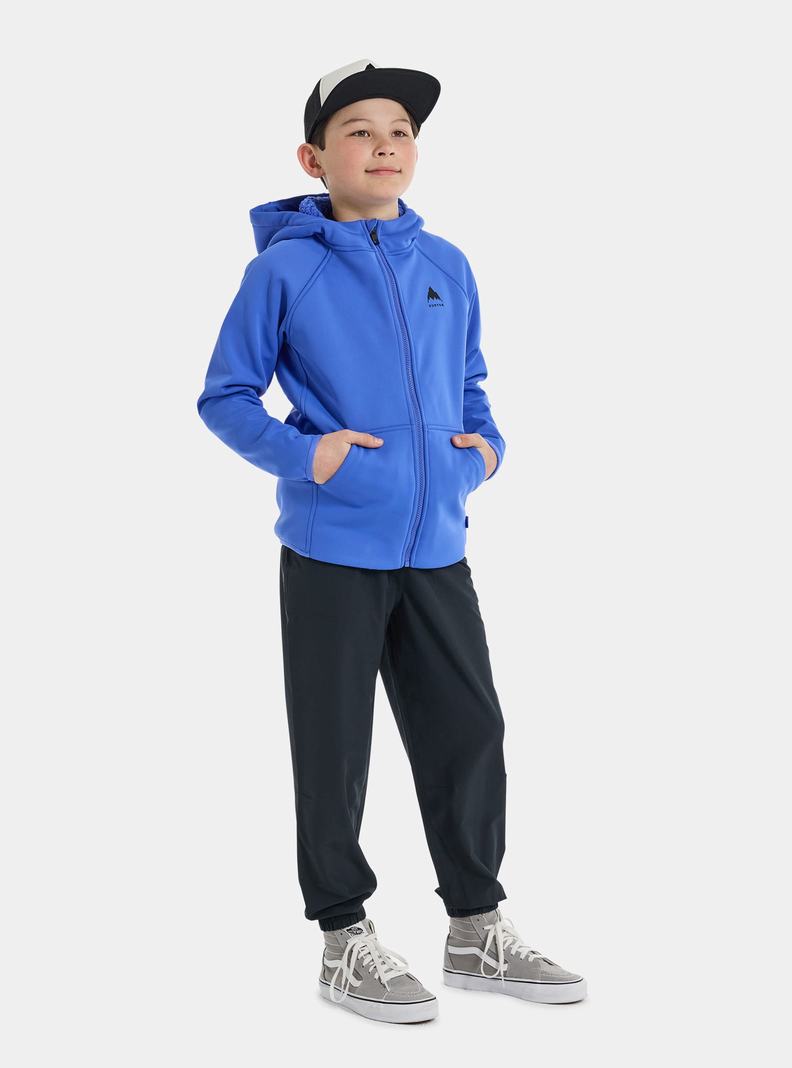 Sweats Burton Crown Weatherproof Full-Zip Sherpa Fleece  Bleu Enfant | VKM-1844313