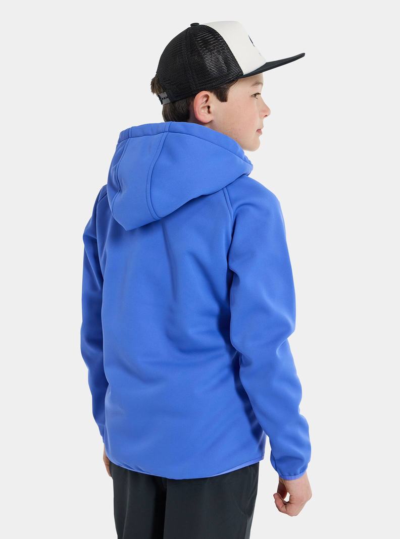 Sweats Burton Crown Weatherproof Full-Zip Sherpa Fleece  Bleu Enfant | VKM-1844313