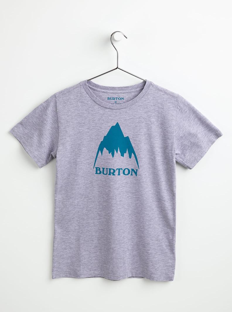 T-shirts Burton Classiche Mountain High Corta Sleeve  Grise Enfant | ORH-0060548