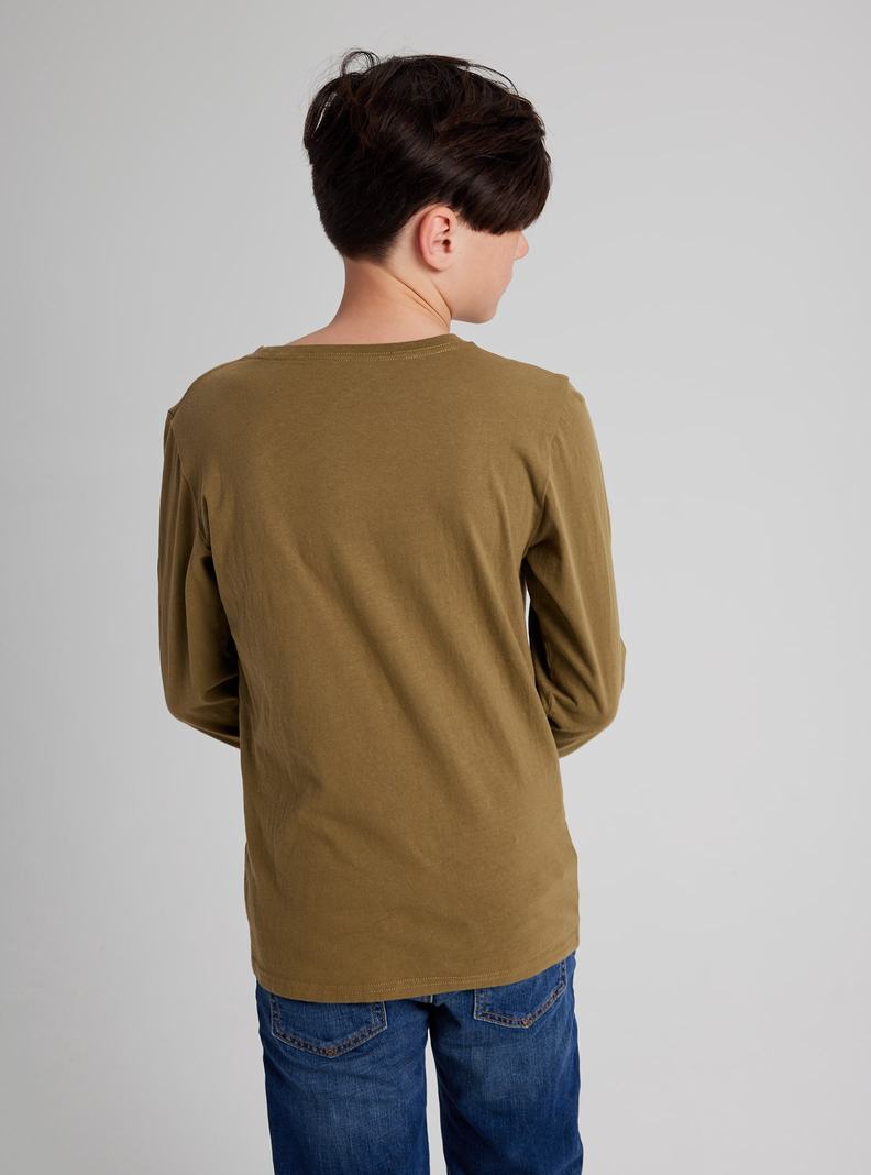 T-shirts Burton Elite Long Sleeve  Vert Olive Enfant | YUU-4810261