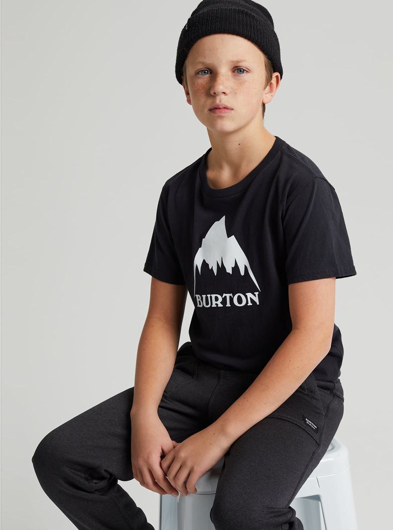 T-shirts Burton Classiche Mountain High Corta Sleeve  Noir Enfant | NDM-2772796