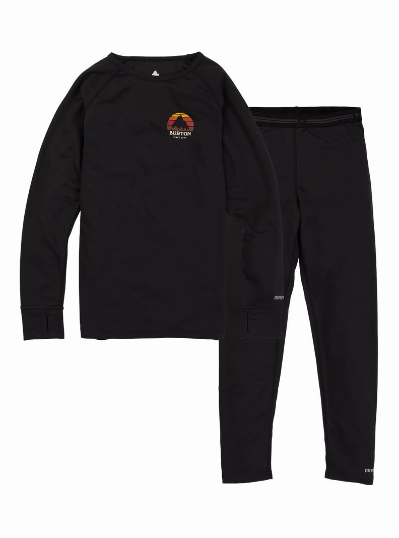 Sous-couches Burton Legere Base Layer Set  Noir Enfant | RPO-6301835